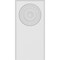 Ekena Millwork Standard Foster Bullseye Plinth Block With Rounded Edge, 4 1/2"W x 9"H x 1"P PBP045X090X100FOS04 - alternate 3